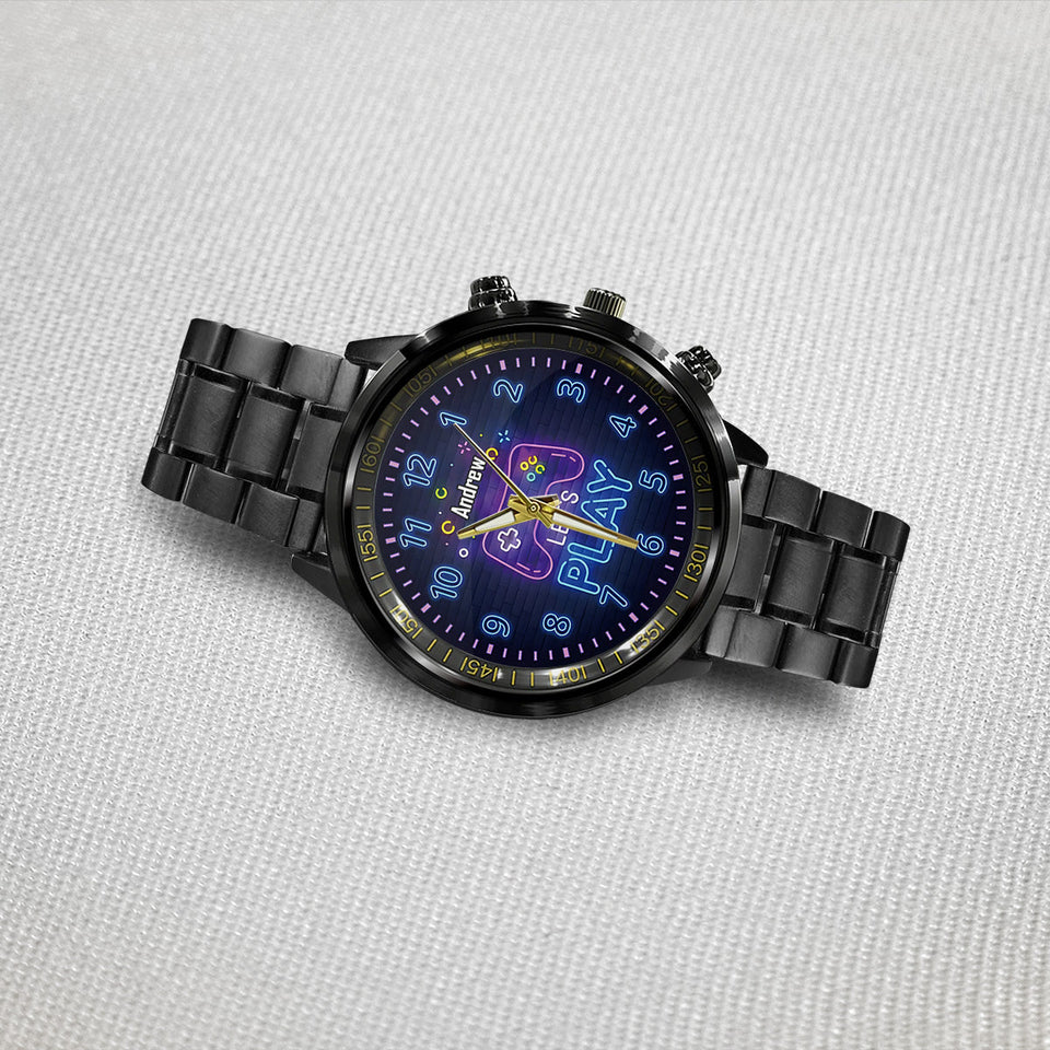 Time To Play - Personalized Video Game Hand Watch