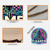True Gamer - Personalized Video Game Custom Shaped Wood Sign