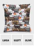 Yes I Do Need All These Cats - Personalized Cat Throw Pillow