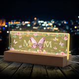 Mom And Children Butterflies - Personalized Mother Custom LED Night Light