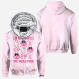 In October We Wear Pink - Personalized Breast Cancer Awareness All Over Shirt