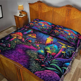Awesome Mushroom - Personalized Hippie Quilt Set