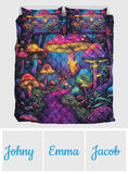Awesome Mushroom - Personalized Hippie Quilt Set