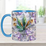 Beautiful Leaf - Personalized Weed Accent Mug
