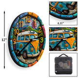Hippie Soul - Personalized Hippie Wall Clock