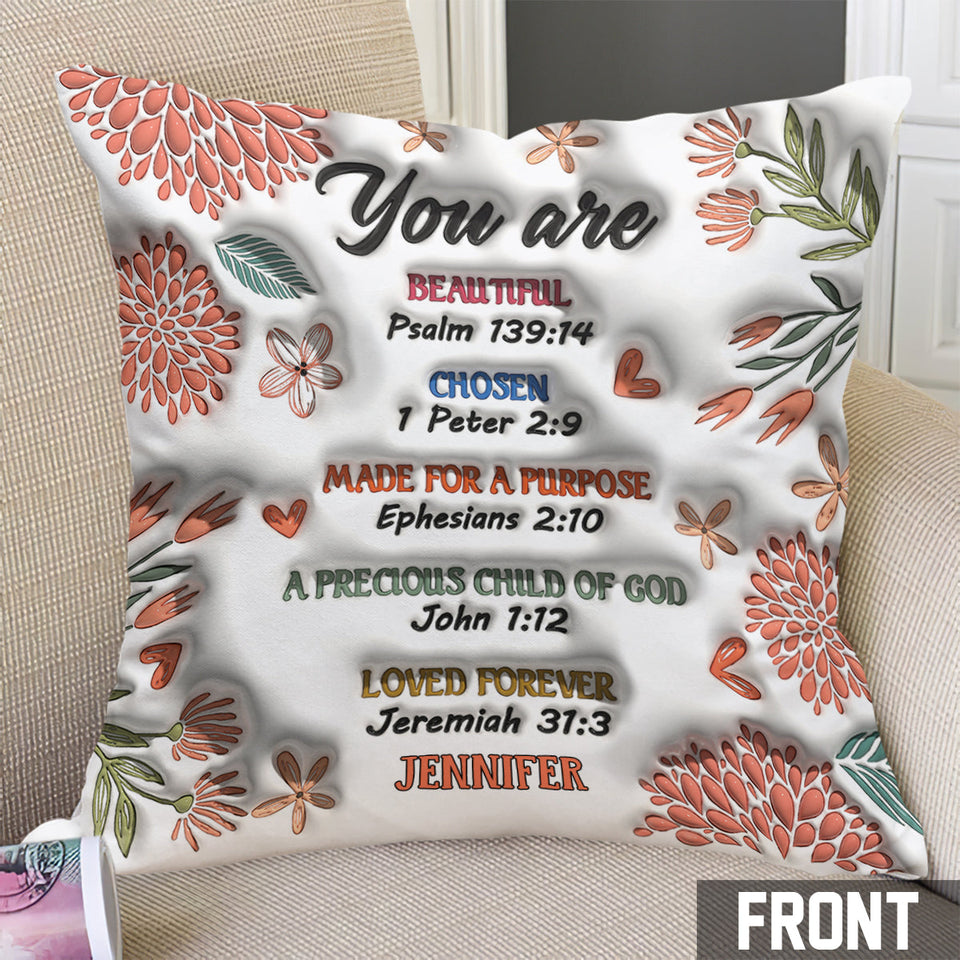 You Are Bible - Personalized Christian Throw Pillow