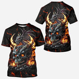 Skul and Dragon - Personalized Dragon All Over Shirt