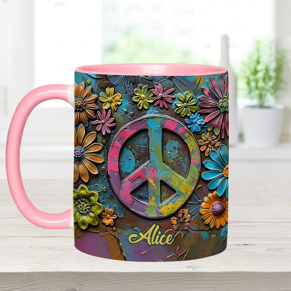 Hippie Soul - Personalized Hippie Accent Mug