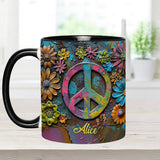Hippie Soul - Personalized Hippie Accent Mug