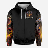 Heart Of A Dragon - Personalized Dragon All Over Shirt