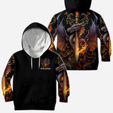 Heart Of A Dragon - Personalized Dragon All Over Shirt