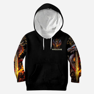 Heart Of A Dragon - Personalized Dragon All Over Shirt