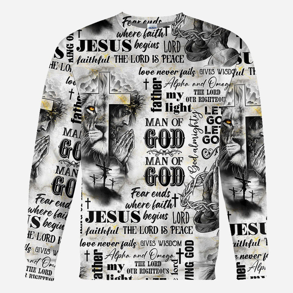 Man Of God - Personalized Christian All Over Shirt