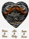 Love Fishing - Personalized Fishing Heart Shaped Stone