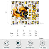 Construction Vehicle Letters - Personalized Kid Blanket