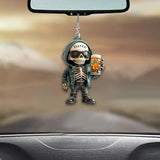 Cool Guys Drink Beer - Personalized Beer Car Ornament