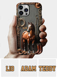 Love Horses - Personalized Horse Full Print Phone Case