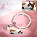 Custom Photo Projection Keyring - gift for anyone, dog lover, cat lover, who lost a loved one - Personalized Projection Keyring