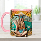 Hippie Soul - Personalized Hippie Accent Mug
