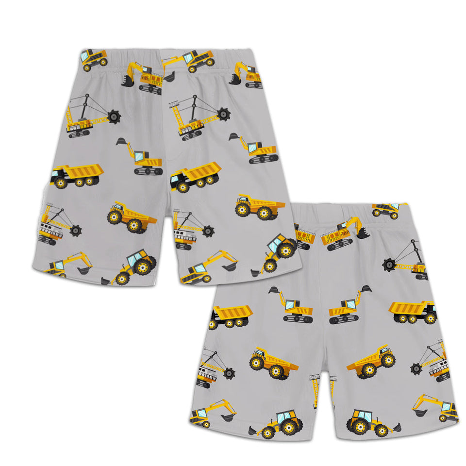 Cool Truck Alphabet - Personalized Kid T-shirt & Shorts