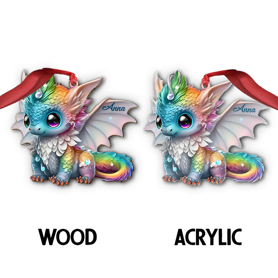 Beautiful Dragon - Personalized Dragon Ornament