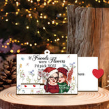 If Friends Were Flowers I'd Pick You - Personalized Bestie Sliding Ornament