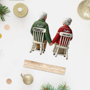 Growing Old Together - Personalized Couple 1 Layered Big Freestanding