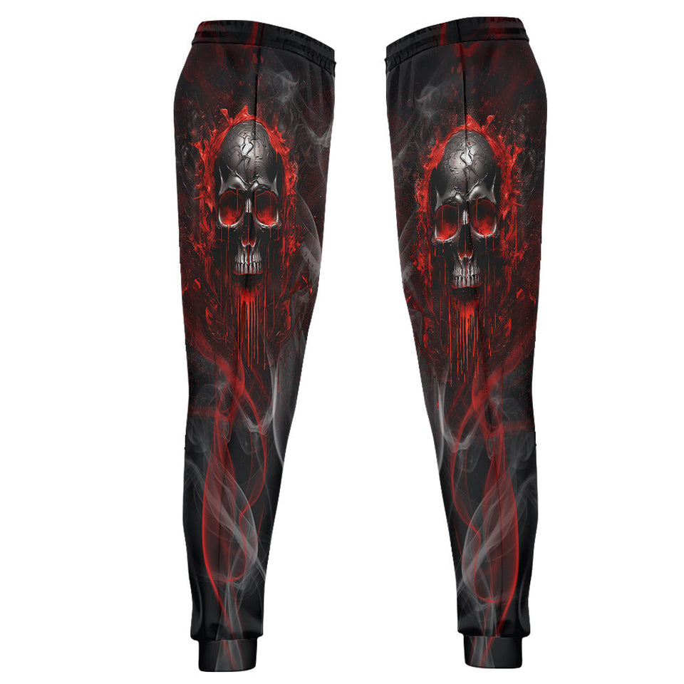 Cool Skull - Personalized Skull Hoodie and Sweatpants
