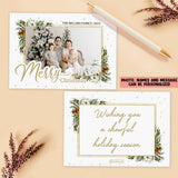Merry Christmas  - Personalized Family Greeting Card