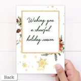 Merry Christmas - Personalized Family Greeting Card