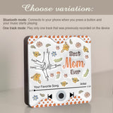 Best Mom Ever - Personalized Mother Music Fridge Magnet