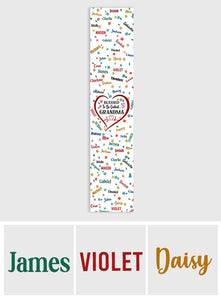 Blessed To Be Called Grandma - Personalized Grandma Table Runner
