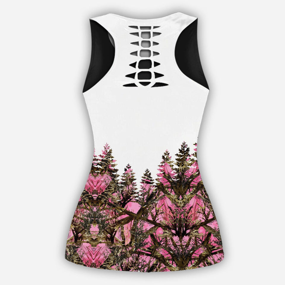 Country Girl - Personalized Hunting Hollow Tank Top and Leggings
