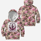 Pretty in Pink Dangerous in Camo - Personalized Hunting Hoodie and Leggings