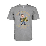 Photo Inserted Funny Fishing - Personalized Fishing T-shirt & Hoodie