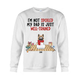 Well Trained Mom/Dad - Personalized Dog T-shirt And Hoodie