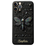 Gothic Witch - Personalized Witch Leather Phone Case