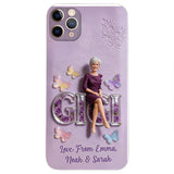 Custom Any Photo - Personalized Mother 3D Embossed Leather Phone Case