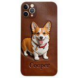 Custom Any Photo - Personalized Dog Leather Phone Case