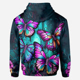 Grandma's Butterflies - Personalized Grandma All Over Shirt