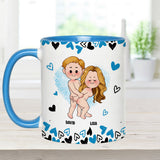 Lovely Couple - Personalized Couple Accent Mug
