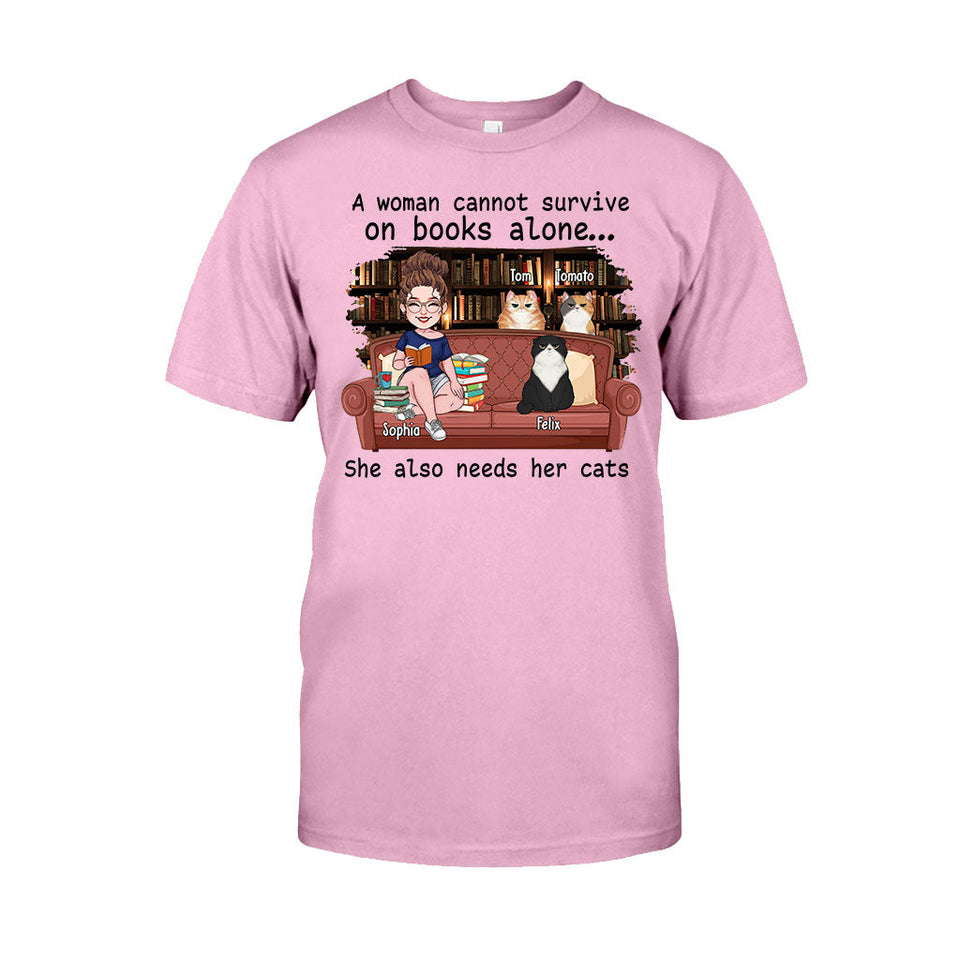 Just A Girl Who Loves Book - Personalized Book T-shirt & Hoodie