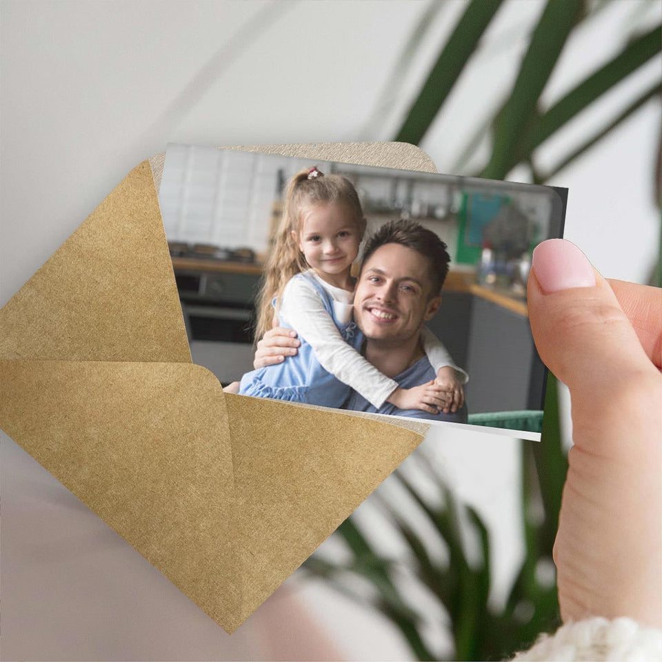 To My Dad - Gift for dad, grandma, grandpa, mom, uncle, aunt - Personalized Wallet Insert Card