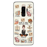 Just A Girl Who Loves Books - Personalized Book Phone Case