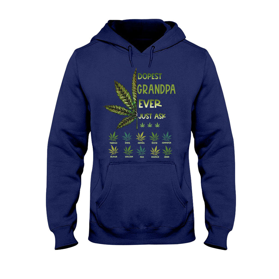 Dopest Dad Ever - Gift for dad, grandma, grandpa, mom, uncle, aunt, brother, sister - Personalized T-shirt And Hoodie