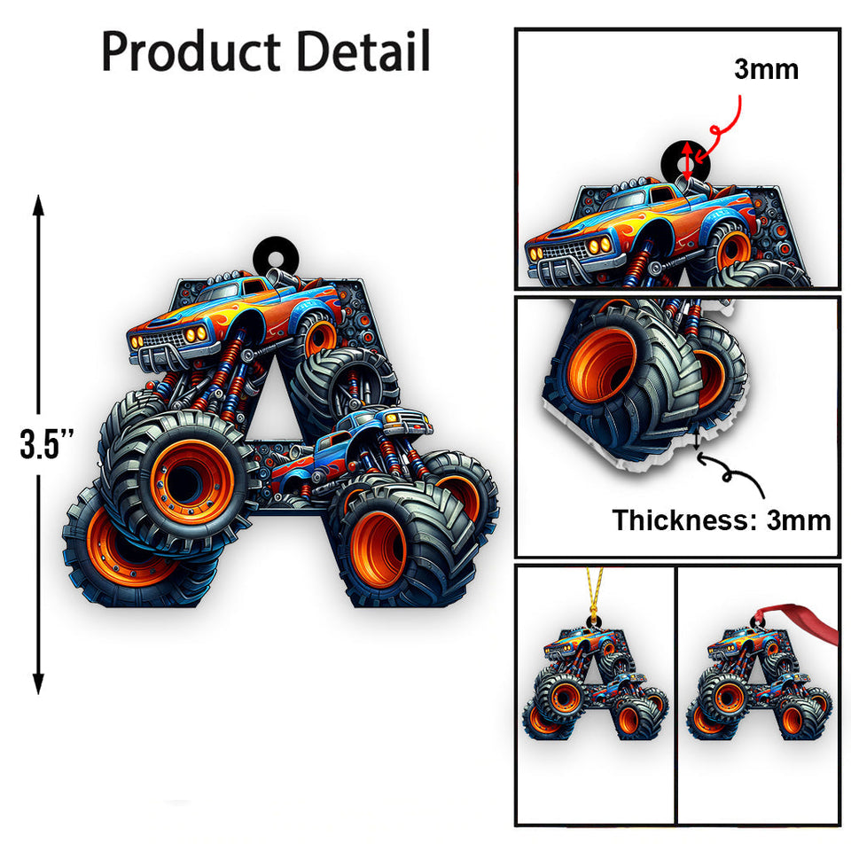 Strong Cars - Personalized Kid Ornament