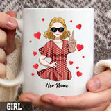 He Is My Favorite - Personalized Couple Mug