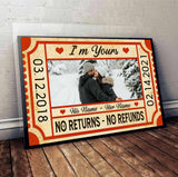I'm Yours - Personalized Couple Poster