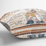 We're A Team - Personalized Couple Throw Pillow