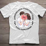Annoying Each Other For Years And Still Going Strong - Personalized Couple Couple T-shirt and Hoodie
